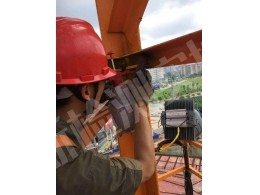 廣西欽州浦北，奧園廣場塔吊焊縫檢測，磁粉探傷